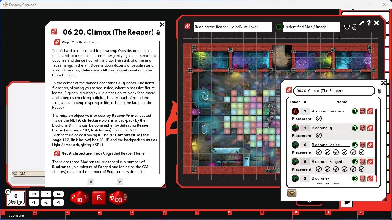 Fantasy Grounds Unity Store Cyberpunk Red VTT modules